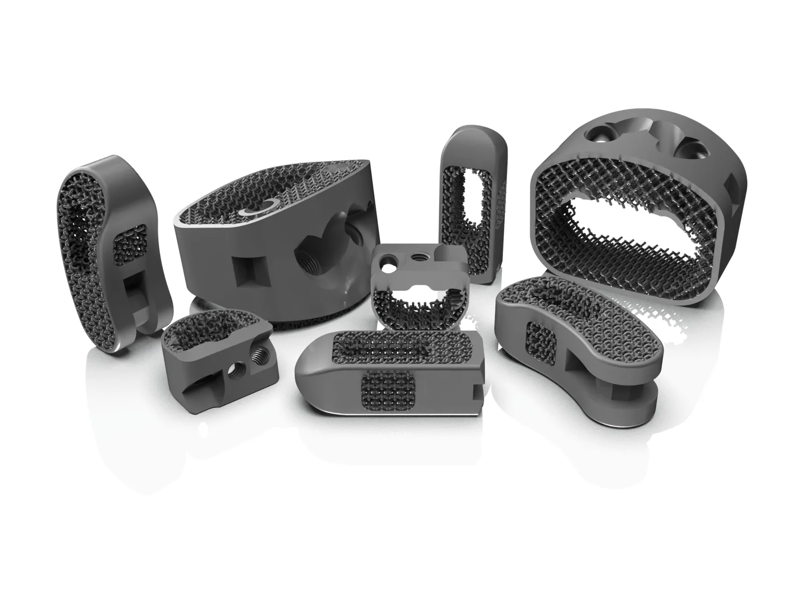 3D-printed trabecular titanium spinal interbody cages