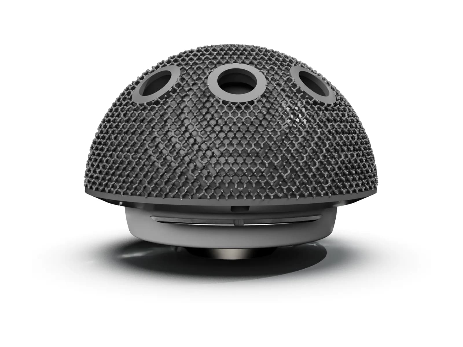 3D-printed trabecular titanium dual-mobility cup